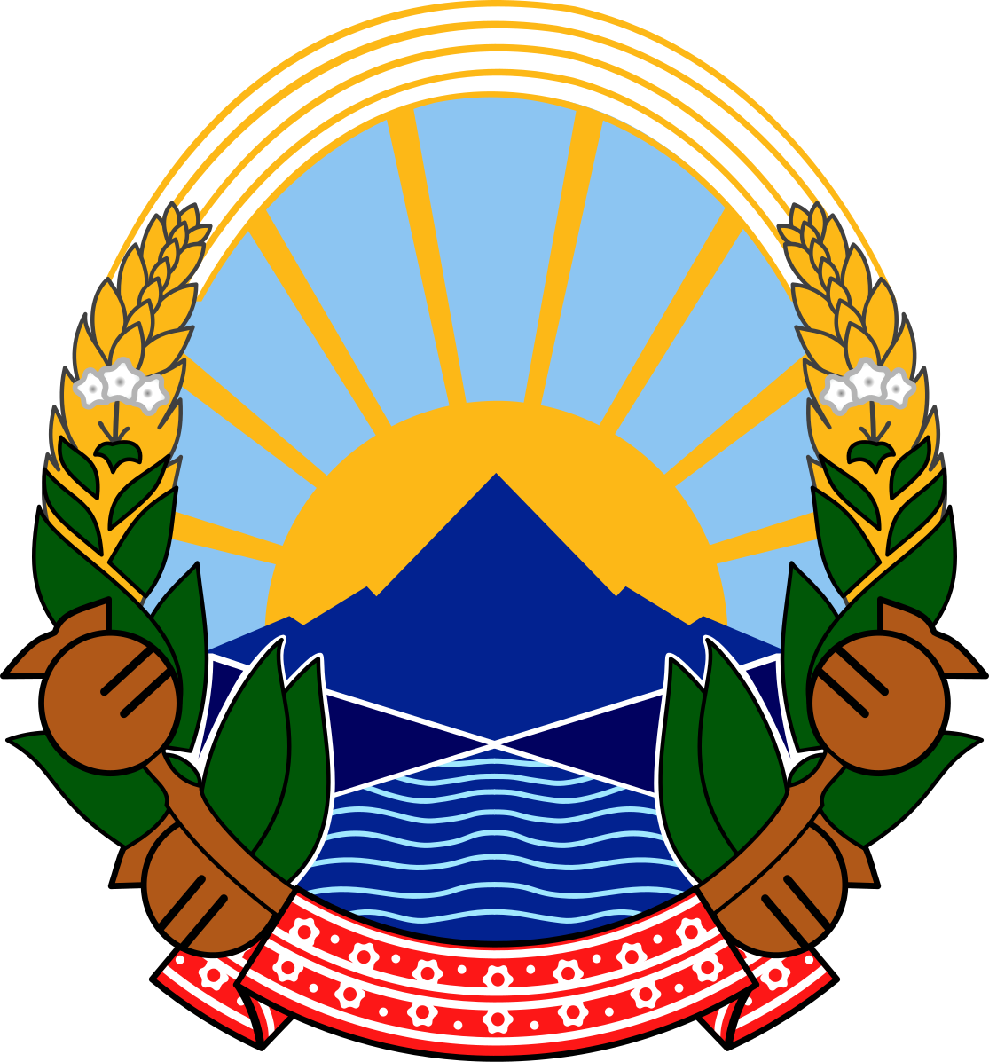 Emblem of North Macedonia
